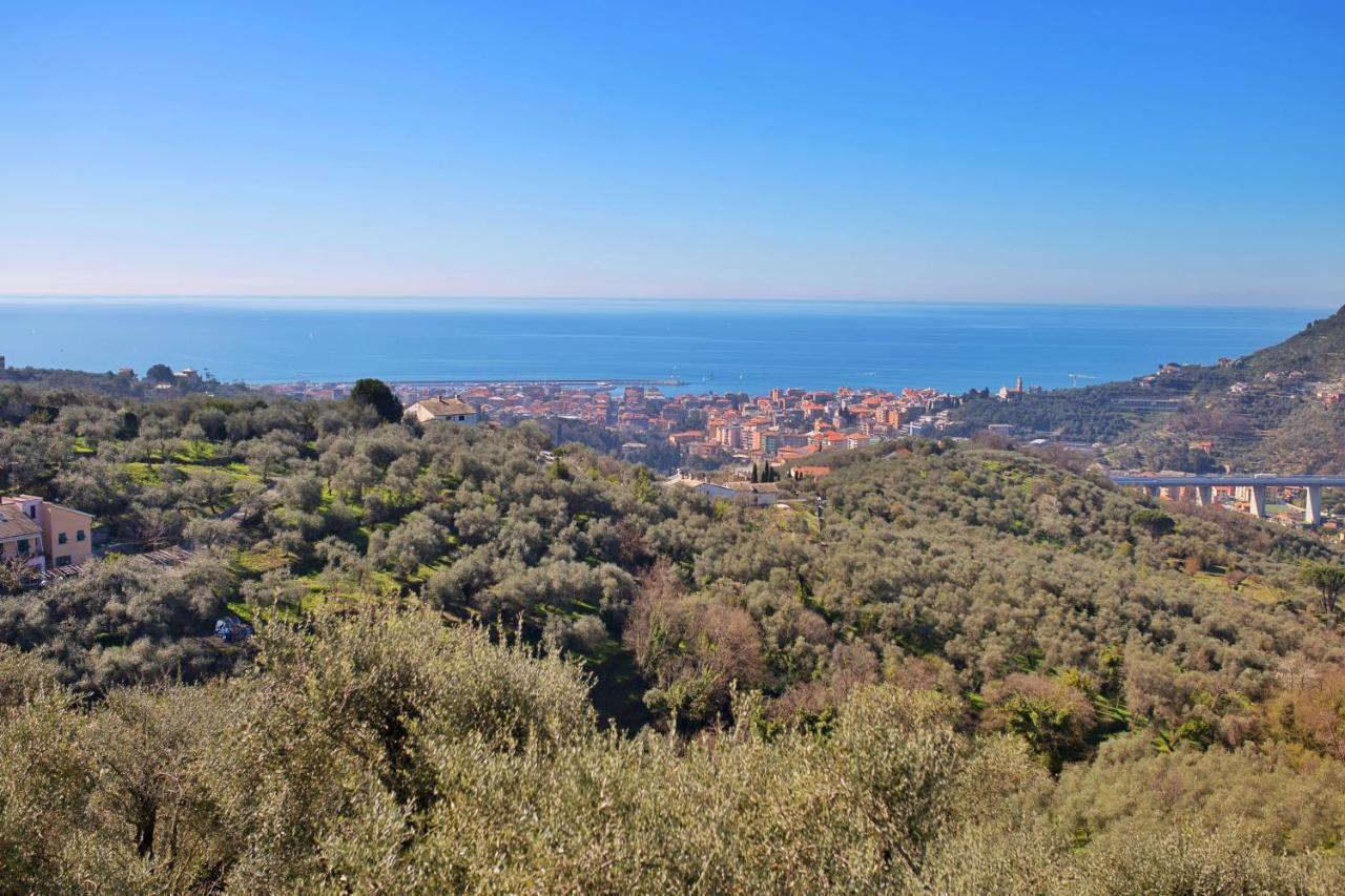 Leivi La Vivagna - Casa Vista Mare Tra Gli Uliviヴィラ エクステリア 写真