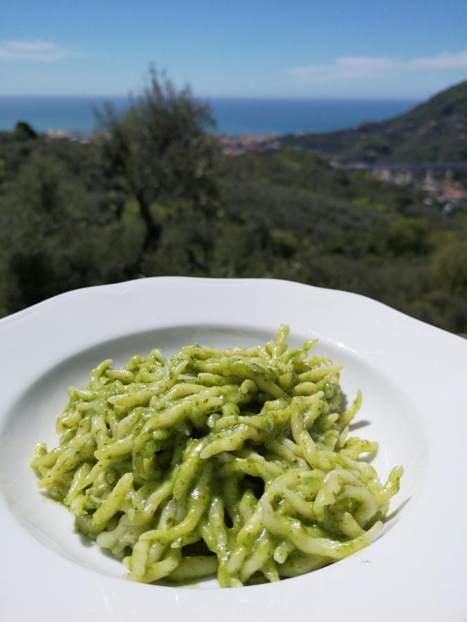 Leivi La Vivagna - Casa Vista Mare Tra Gli Uliviヴィラ エクステリア 写真
