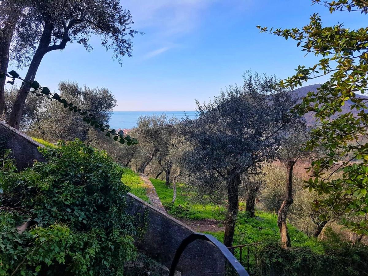 Leivi La Vivagna - Casa Vista Mare Tra Gli Uliviヴィラ エクステリア 写真